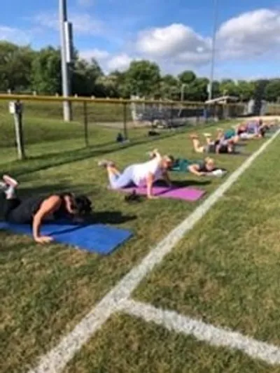 SC Boot Camp members during a morning workout