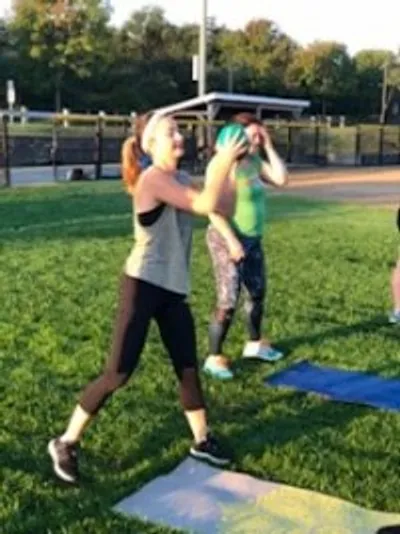 SC Boot Camp members during a morning workout
