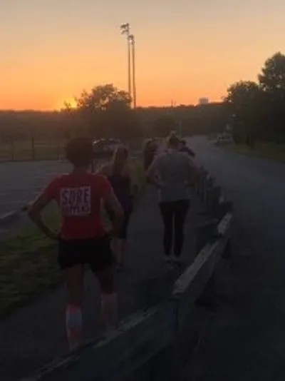 SC Boot Camp members during a morning workout
