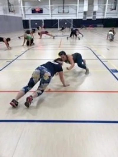 SC Boot Camp members during a morning workout